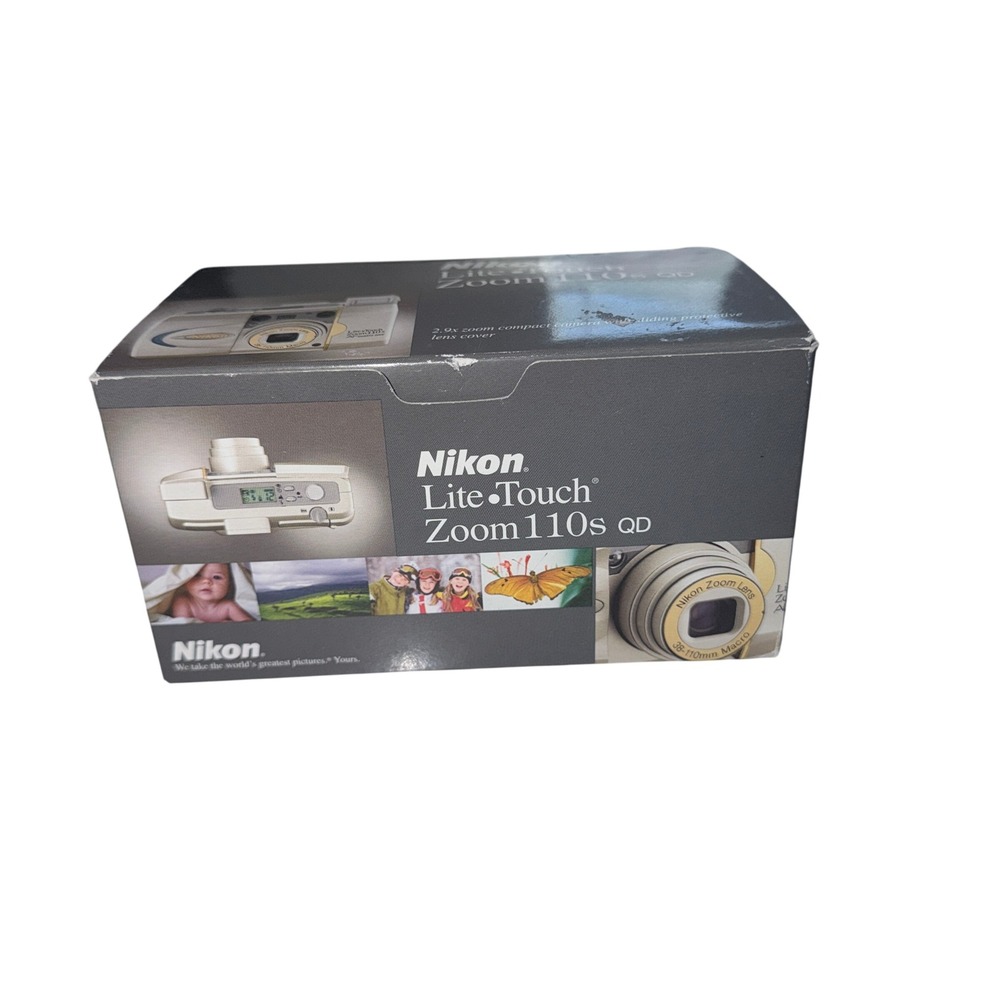 Nikon Lite Touch Zoom 110s QD 35mm Film Camera 38-110mm Macro